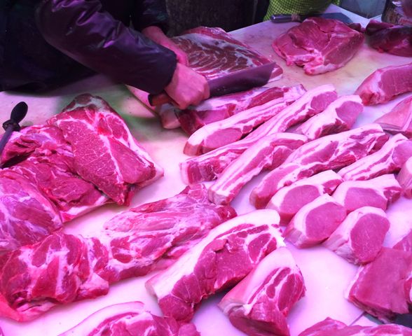 中国の肉市場